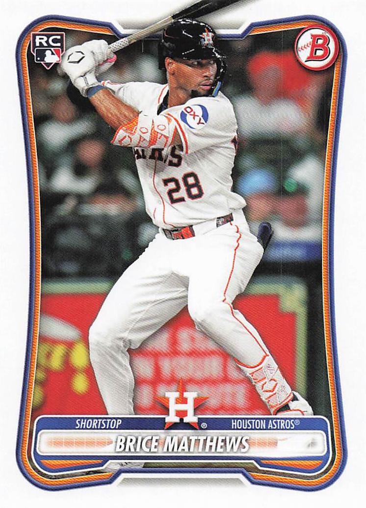 2026 Bowman Baseball Brice Matthews #56 Rookie
