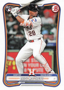 2026 Bowman Baseball Brice Matthews #56 Rookie