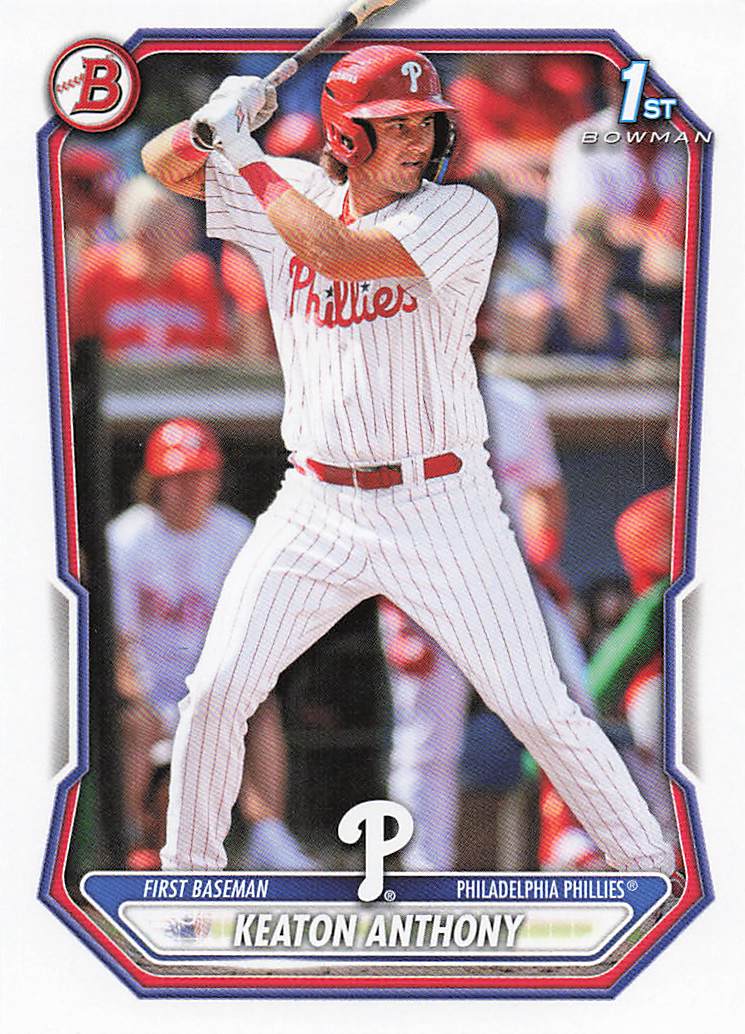 2026 Bowman Baseball Prospects Keaton Anthony #BP-121