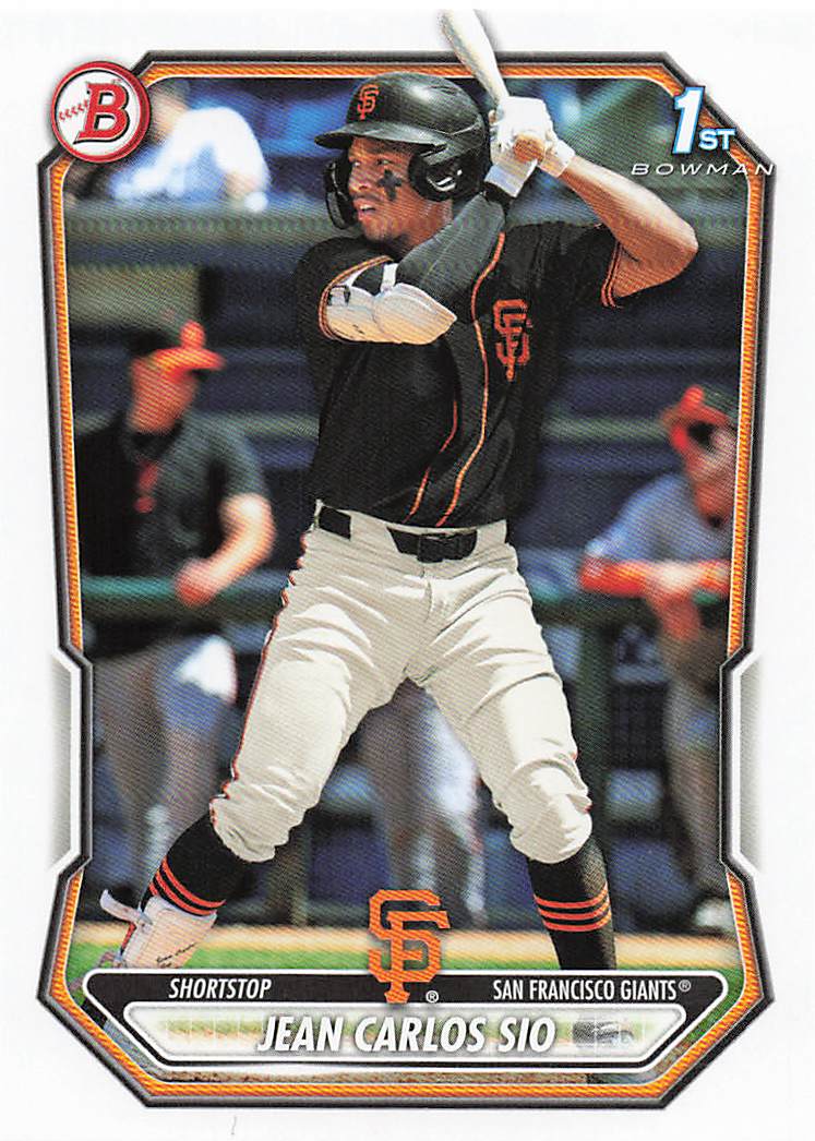 2026 Bowman Baseball Prospects Jean Carlos Sio #BP-87