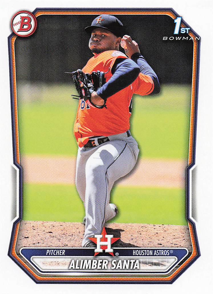 2026 Bowman Baseball Prospects Alimber Santa #BP-30