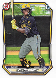 2026 Bowman Baseball Prospects Brailyn Antunez #BP-41