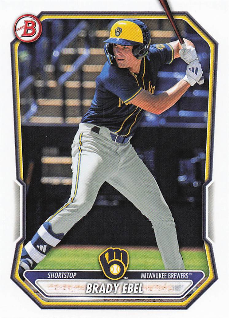 2026 Bowman Baseball Prospects Brady Ebel #BP-142