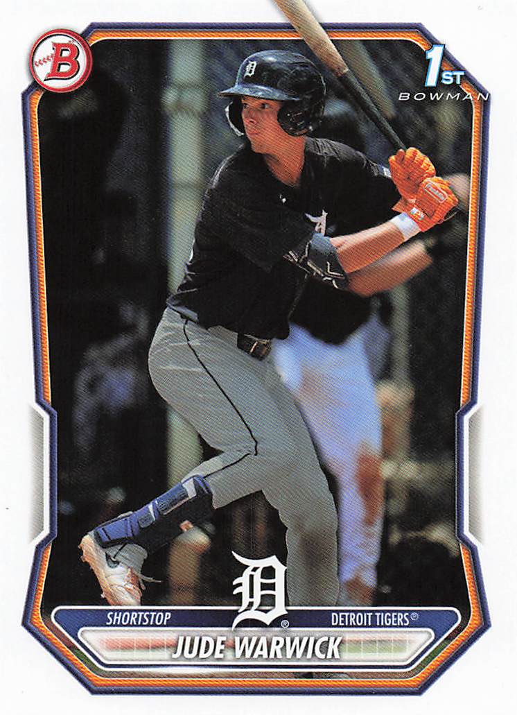 2026 Bowman Baseball Prospects Jude Warwick #BP-58
