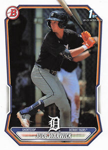 2026 Bowman Baseball Prospects Jude Warwick #BP-58