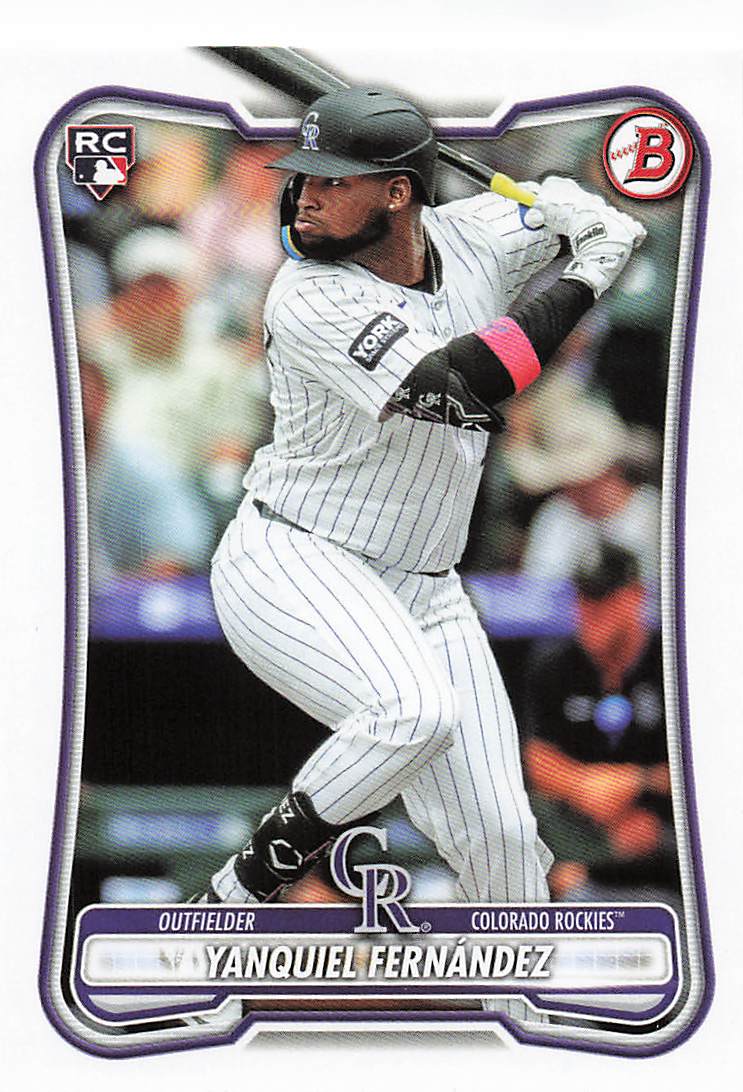 2026 Bowman Baseball Yanquiel Fernández #91 Rookie