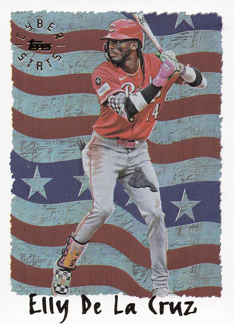 2025 Topps Archives Baseball 1995 Topps Cyberstats Elly De La Cruz #95C-18