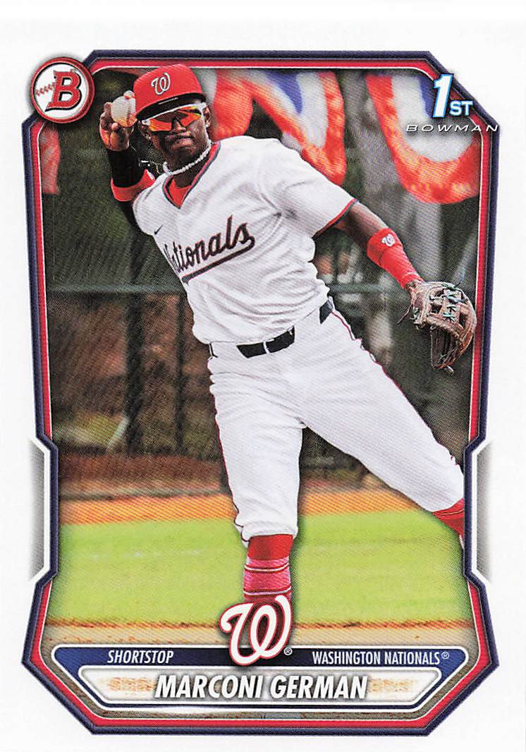 2026 Bowman Baseball Prospects Marconi German #BP-100