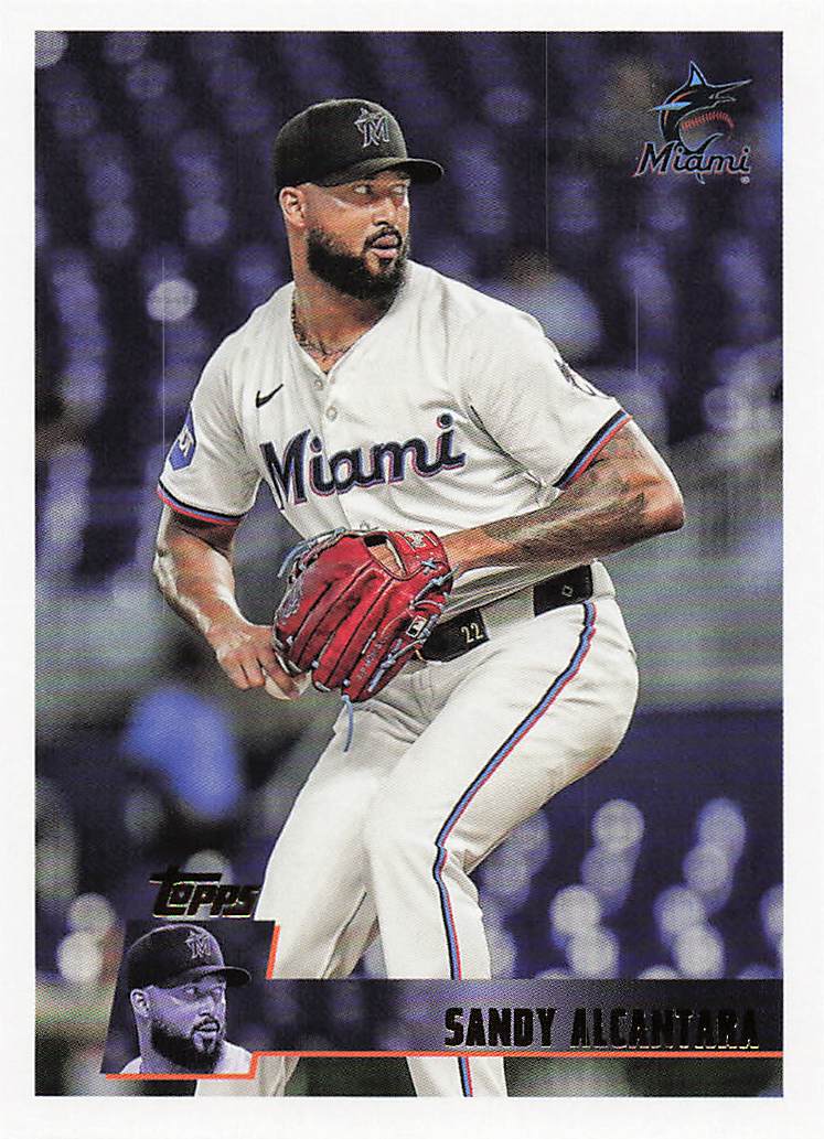 2025 Topps Archives Baseball Sandy Alcantara #180
