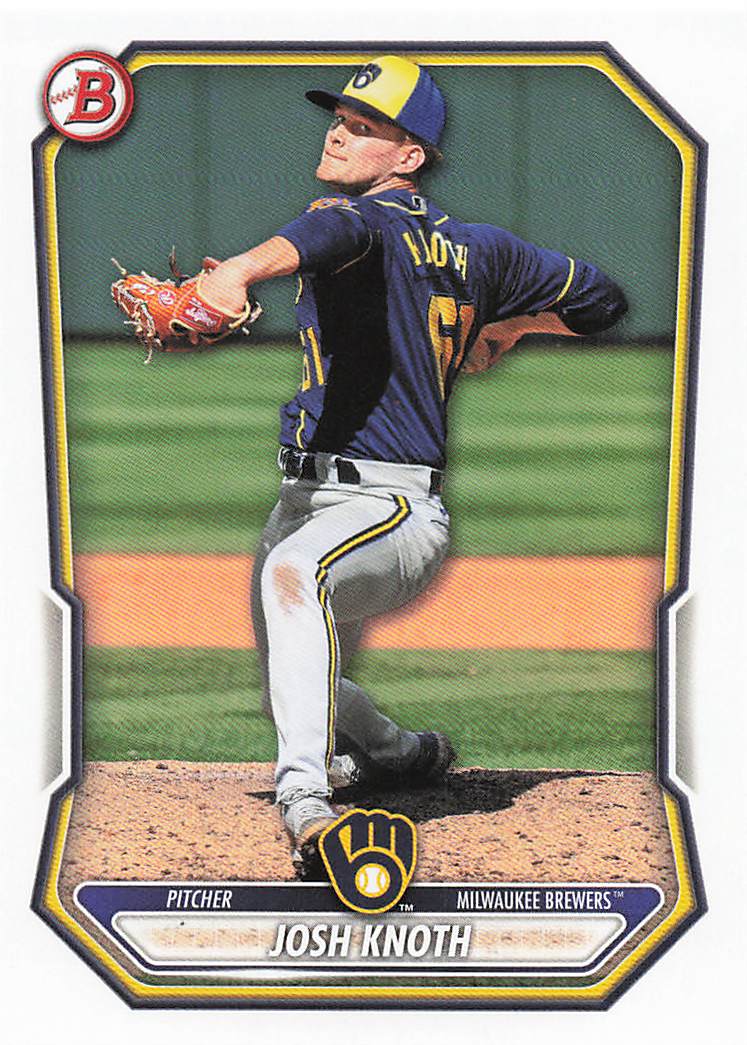2026 Bowman Baseball Prospects Josh Knoth #BP-113