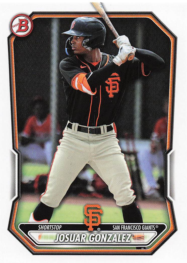2026 Bowman Baseball Prospects Josuar Gonzalez #BP-56