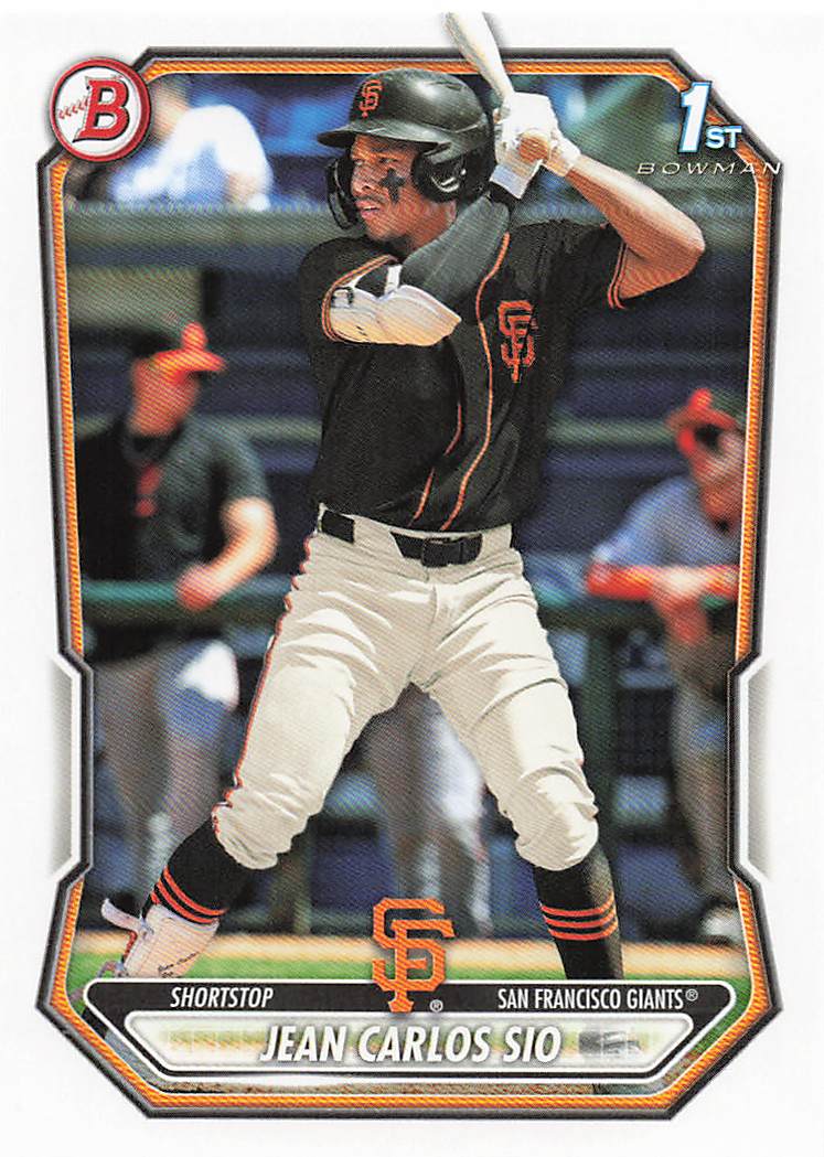 2026 Bowman Baseball Prospects Jean Carlos Sio #BP-87