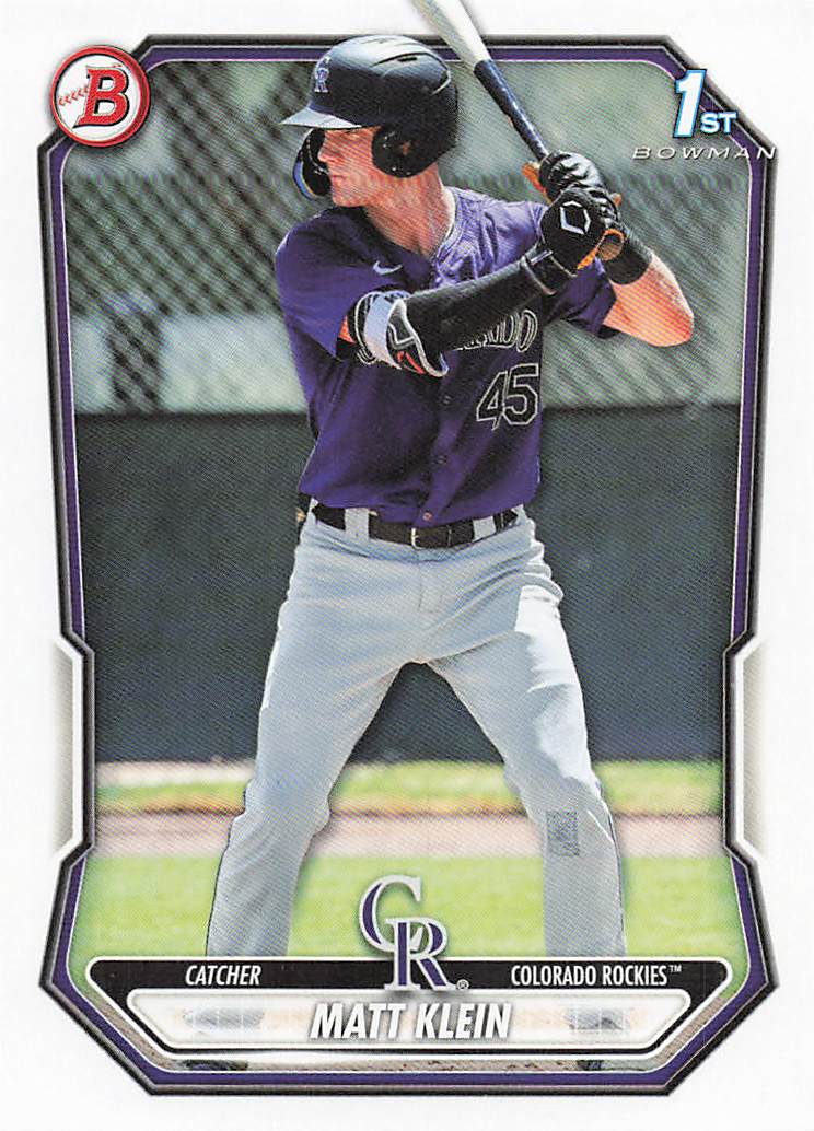 2026 Bowman Baseball Prospects Matt Klein #BP-146