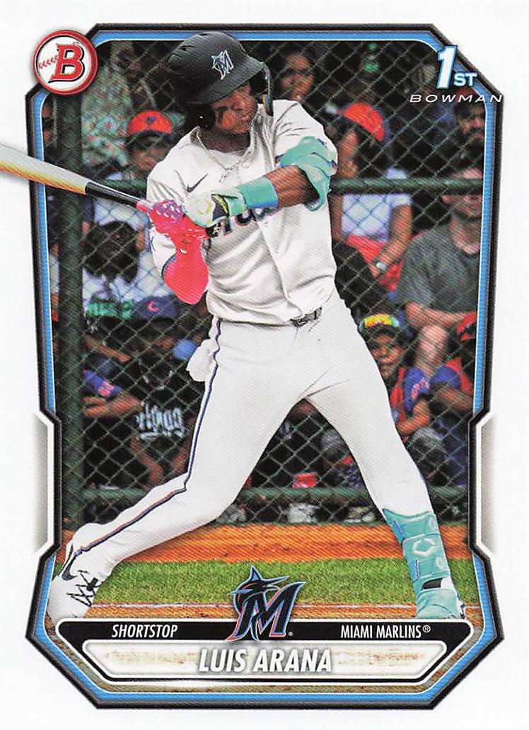 2026 Bowman Baseball Prospects Luis Arana #BP-72