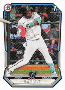 2026 Bowman Baseball Prospects Luis Arana #BP-72