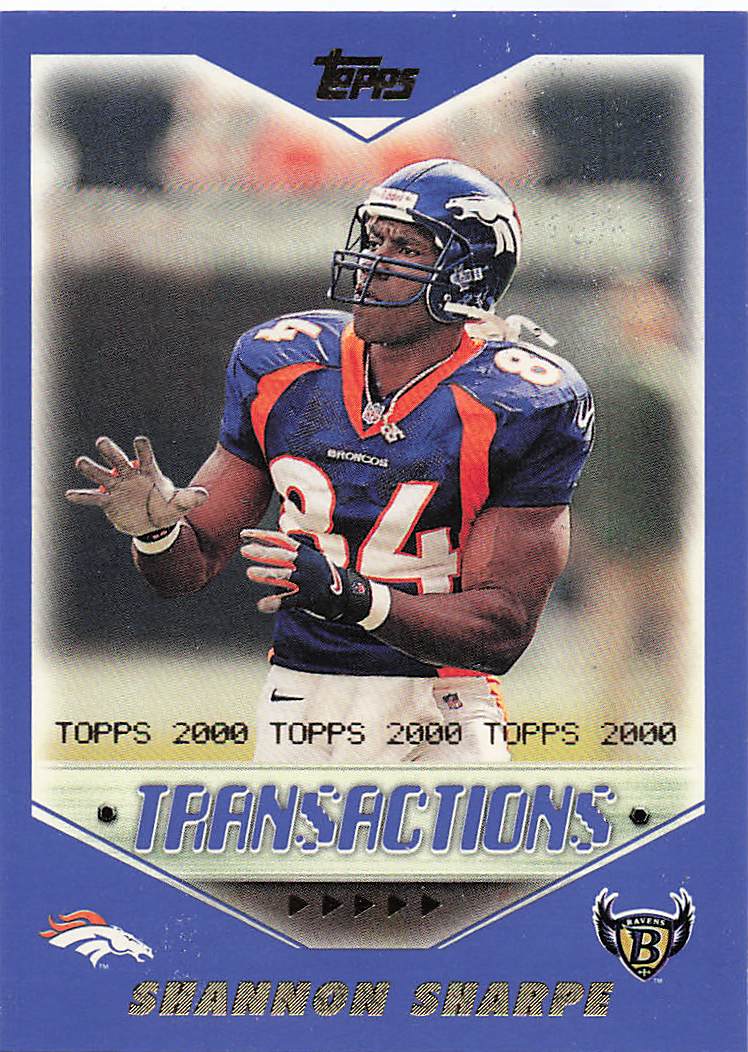 2000 Topps Football Shannon Sharpe #158