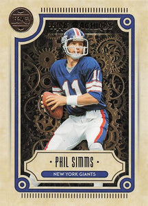 2022 Panini Legacy Football Time Machines Phil Simms #TM-18