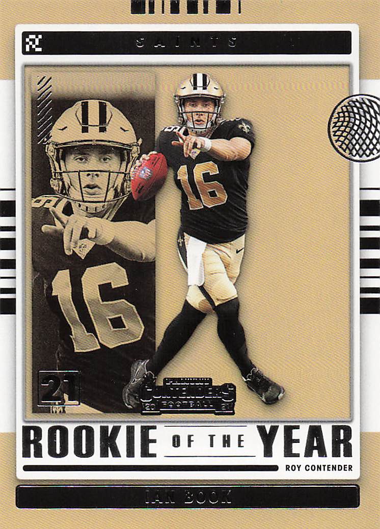 2021 Panini Contenders Football Rookie of the Year Contenders Ian Book #ROY-IBO