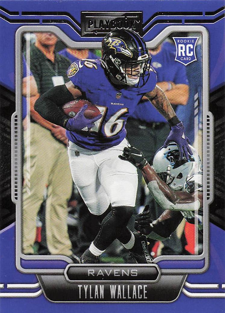 2021 Panini Playbook Football Tylan Wallace #136 Rookie