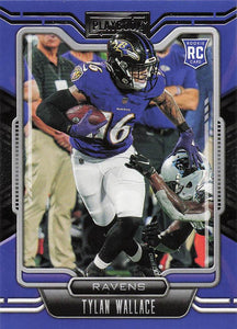 2021 Panini Playbook Football Tylan Wallace #136 Rookie