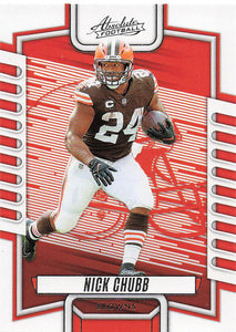 2023 Panini Absolute Football Retail Nick Chubb #35