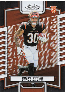 2023 Panini Absolute Football Retail Chase Brown #142 Rookie