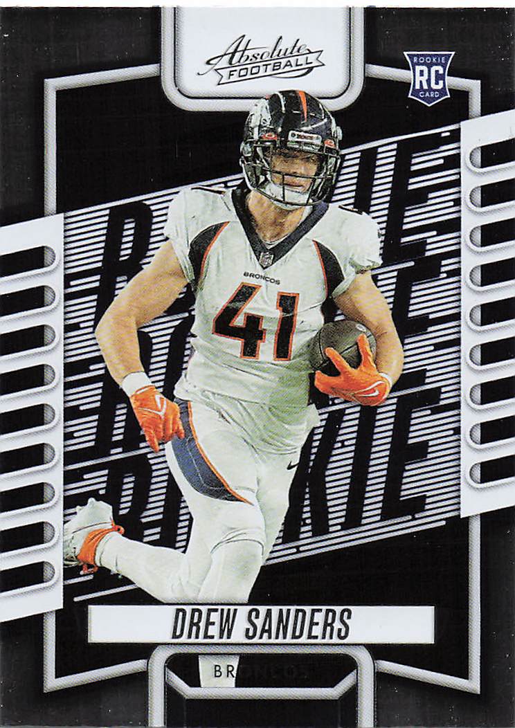 2023 Panini Absolute Football Retail Drew Sanders #177 Rookie
