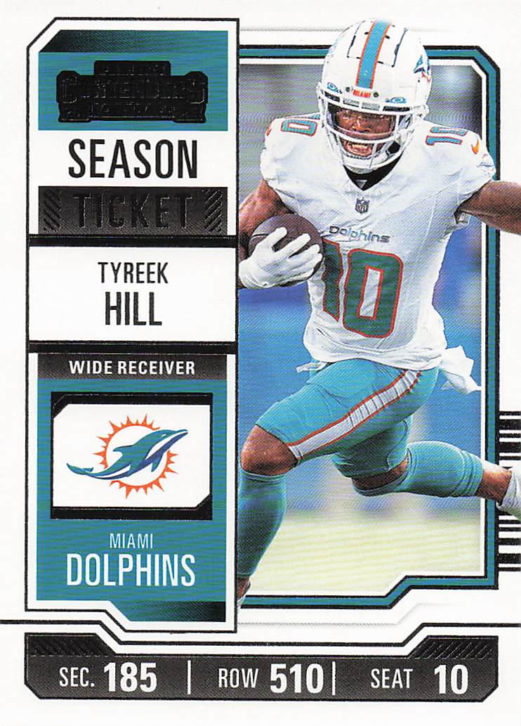 2023 Panini Contenders Football Season Ticket Retail Tyreek Hill #65