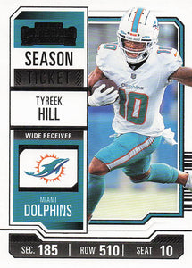 2023 Panini Contenders Football Season Ticket Retail Tyreek Hill #65