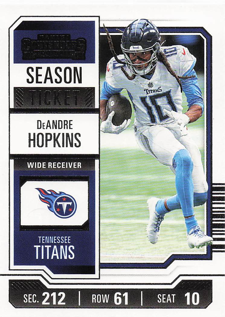 2023 Panini Contenders Football Season Ticket Retail DeAndre Hopkins #95