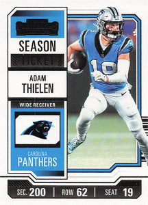 2023 Panini Contenders Football Season Ticket Retail Adam Thielen #14