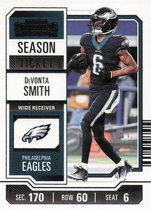 2023 Panini Contenders Football Season Ticket Retail DeVonta Smith #79