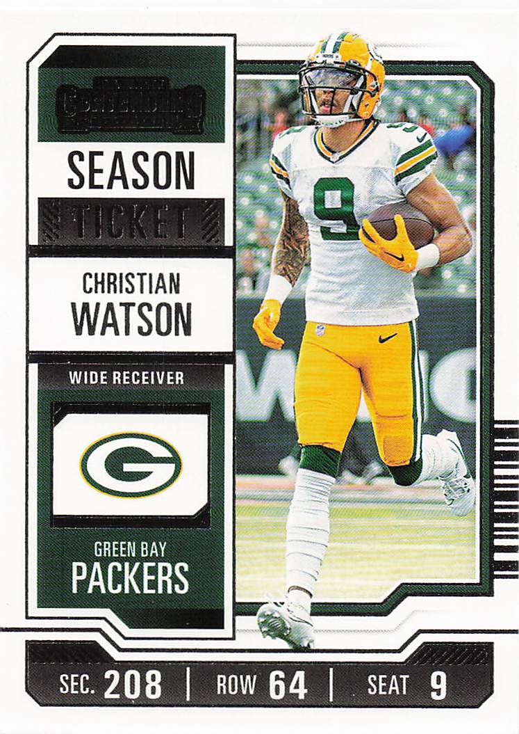 2023 Panini Contenders Football Christian Watson #37