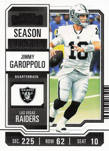 2023 Panini Contenders Football Jimmy Garoppolo #54
