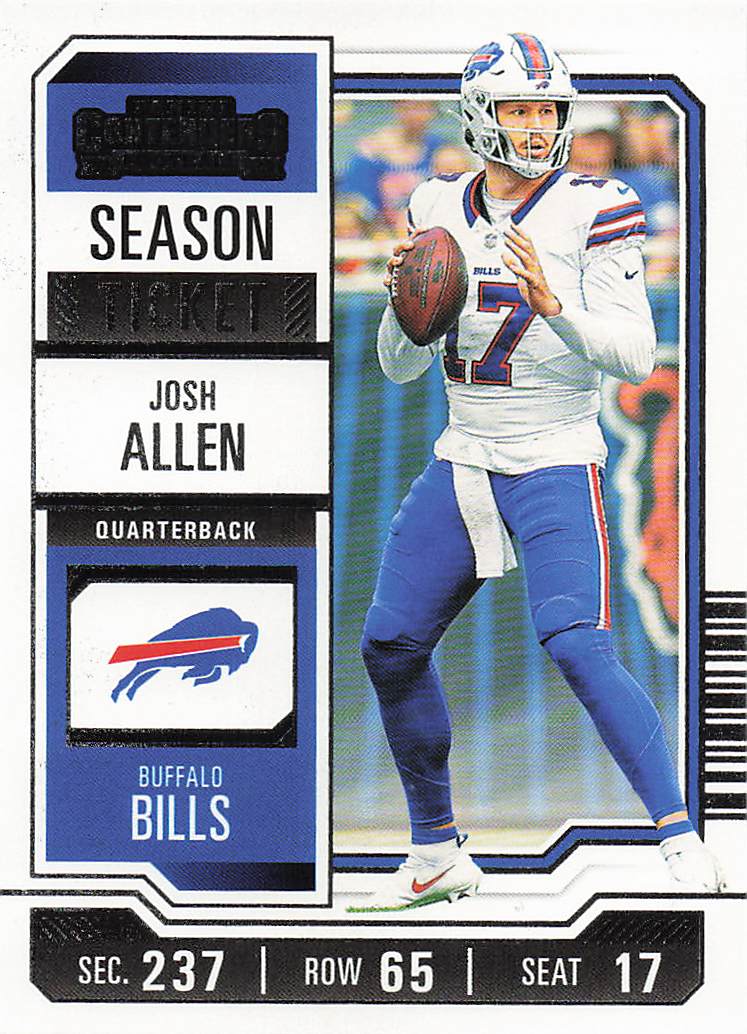 2023 Panini Contenders Football Season Ticket Retail Josh Allen #11