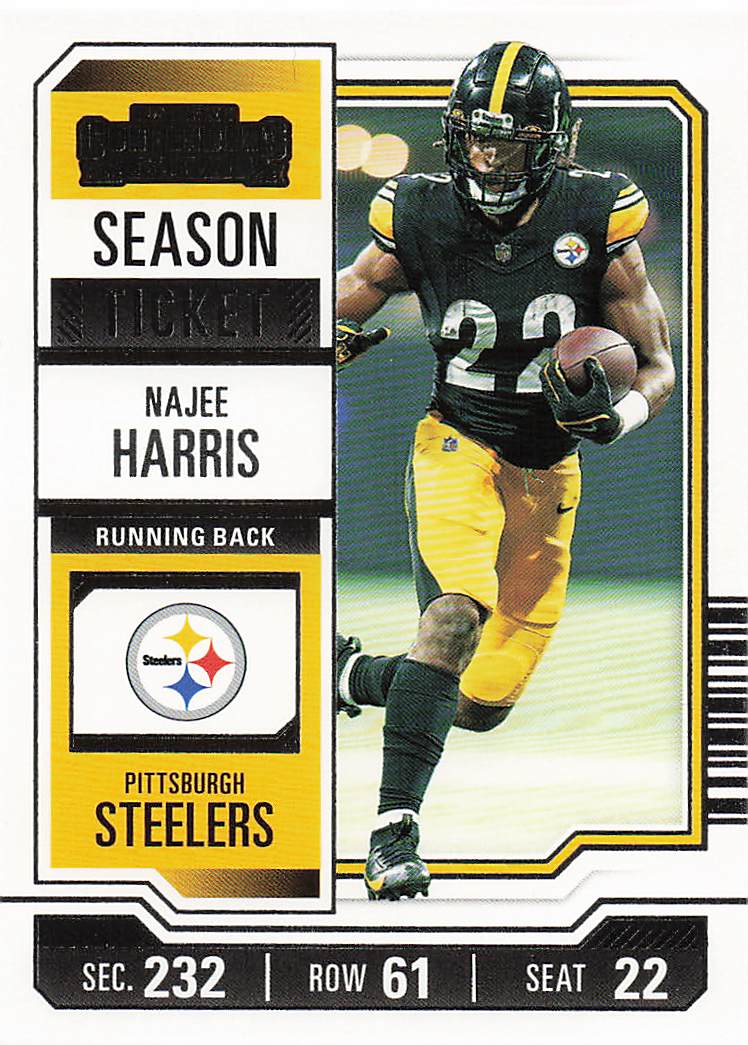 2023 Panini Contenders Football Season Ticket Retail Najee Harris #84