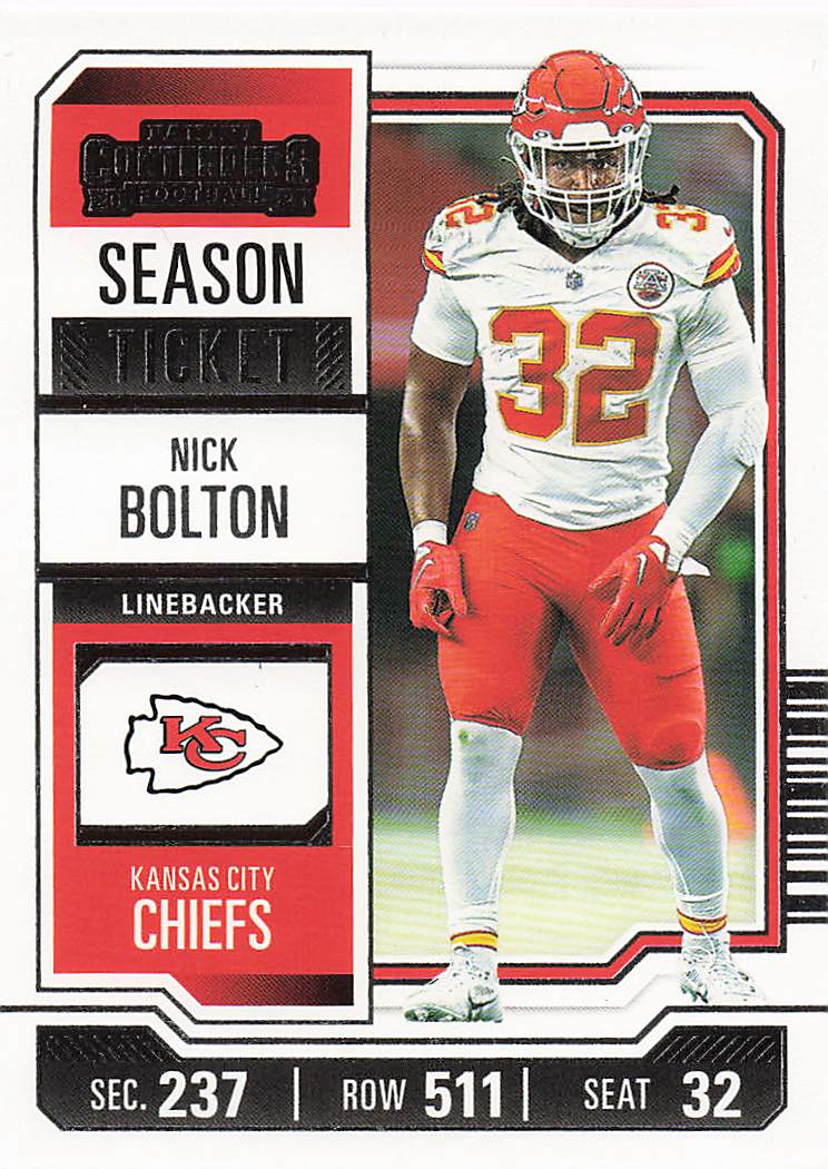 2023 Panini Contenders Football Season Ticket Retail Nick Bolton #50