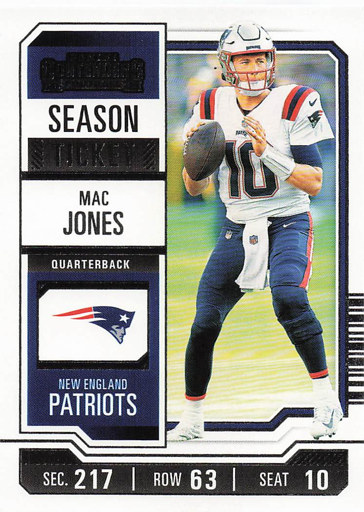 2023 Panini Contenders Football Season Ticket Retail Mac Jones #69