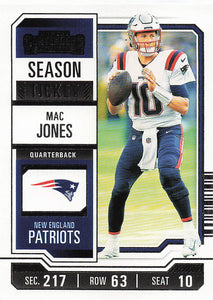 2023 Panini Contenders Football Season Ticket Retail Mac Jones #69