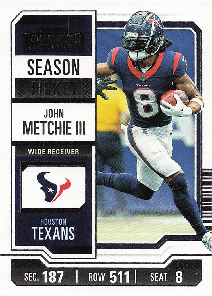 2023 Panini Contenders Football Season Ticket Retail John Metchie III #42