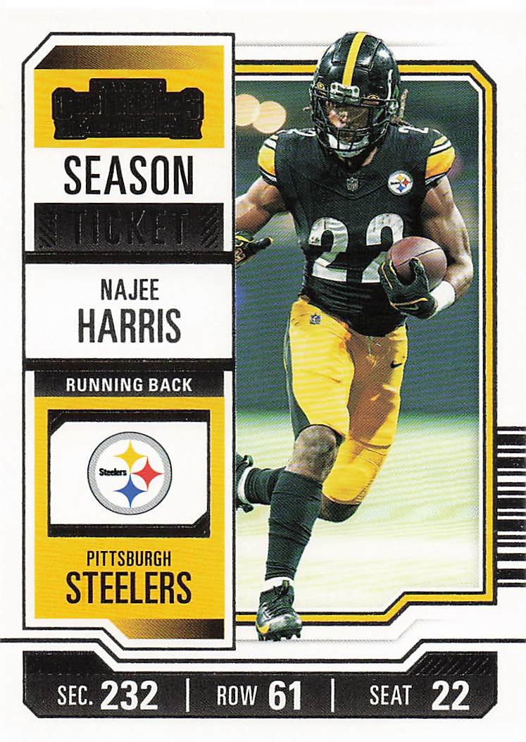 2023 Panini Contenders Football Season Ticket Retail Najee Harris #84