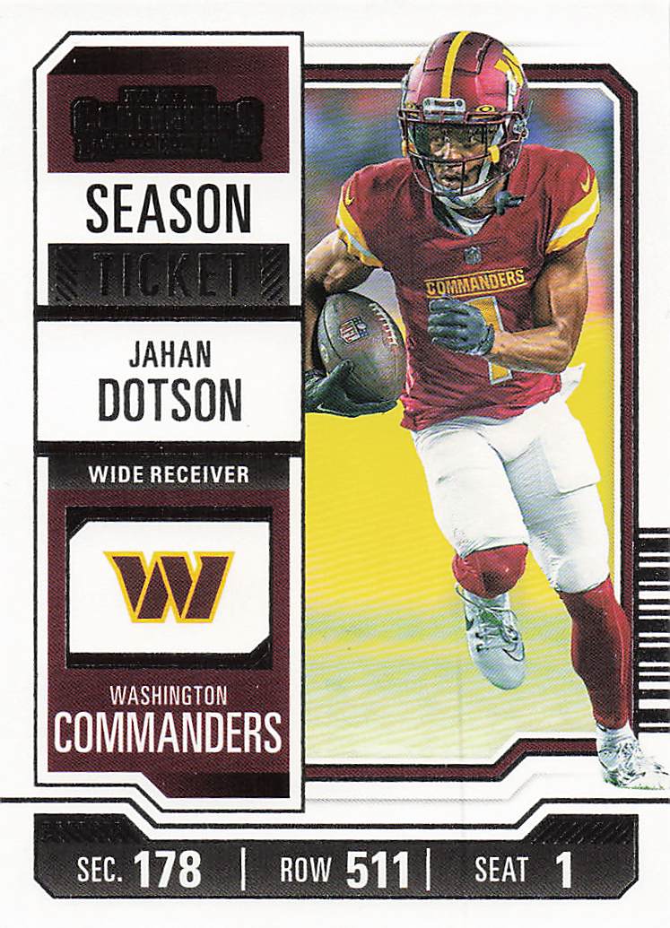 2023 Panini Contenders Football Jahan Dotson #99
