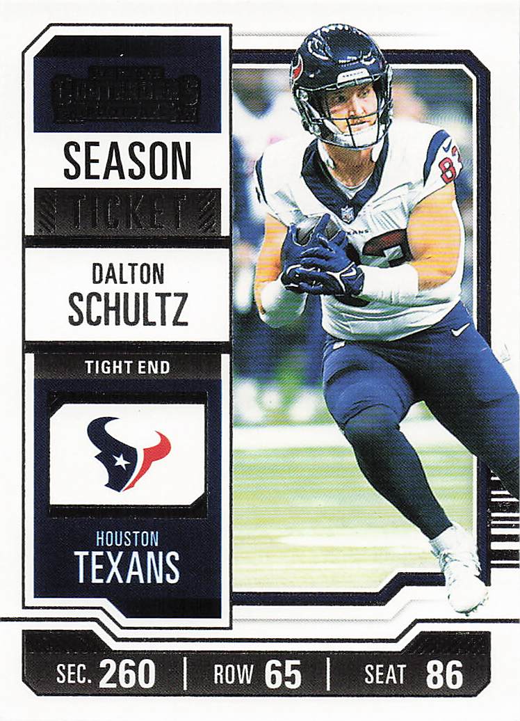 2023 Panini Contenders Football Season Ticket Retail Dalton Schultz #41