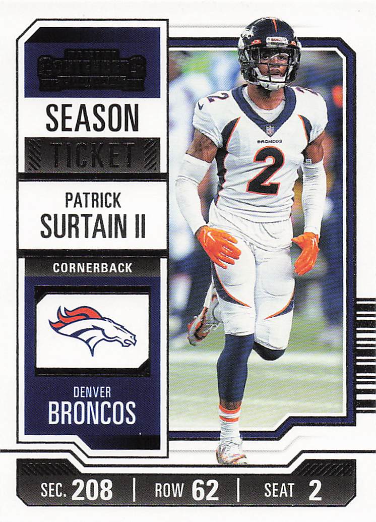 2023 Panini Contenders Football Season Ticket Retail Patrick Surtain II #31