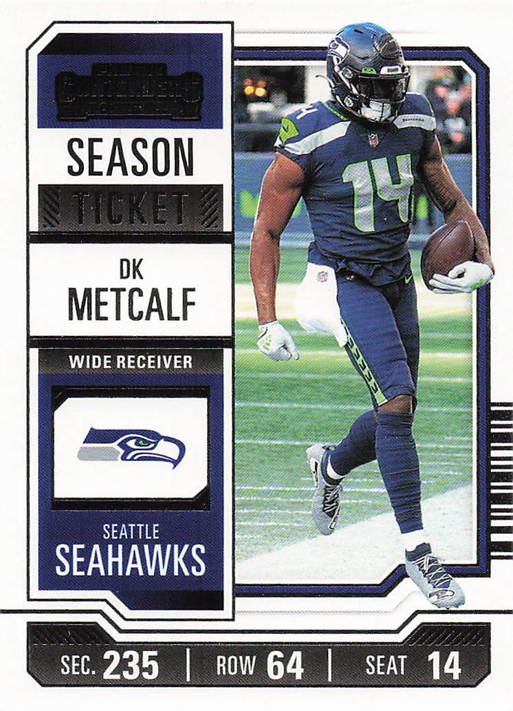 2023 Panini Contenders Football Season Ticket Retail DK Metcalf #89