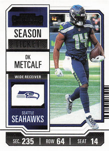 2023 Panini Contenders Football Season Ticket Retail DK Metcalf #89