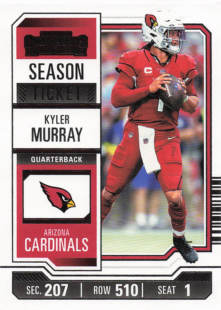 2023 Panini Contenders Football Season Ticket Retail Kyler Murray #3