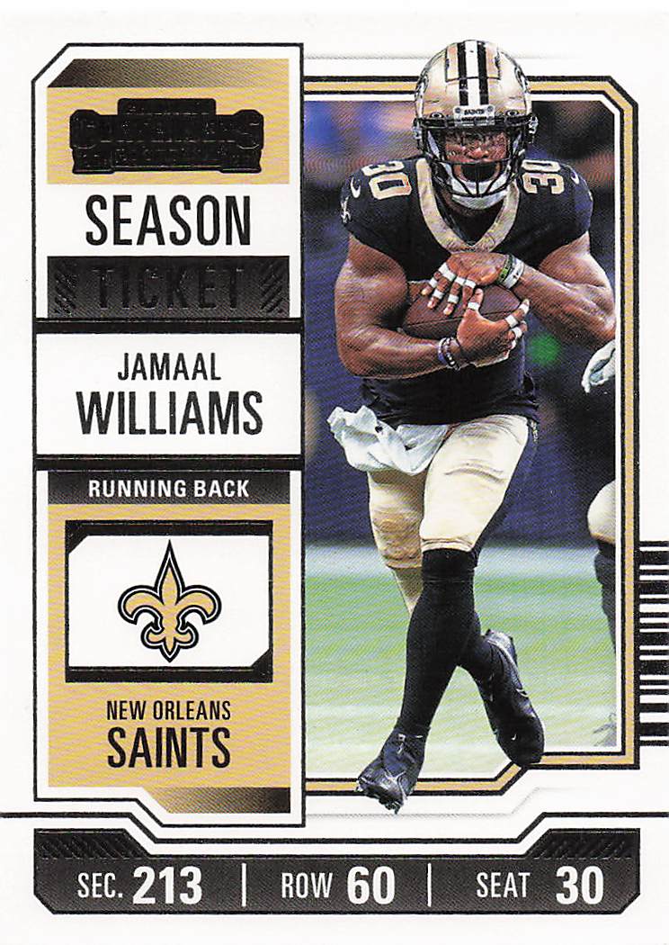 2023 Panini Contenders Football Season Ticket Retail Jamaal Williams #73