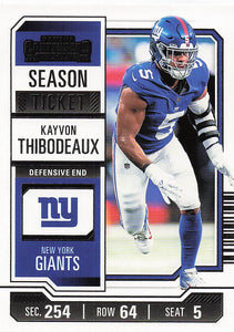 2023 Panini Contenders Football Kayvon Thibodeaux #76