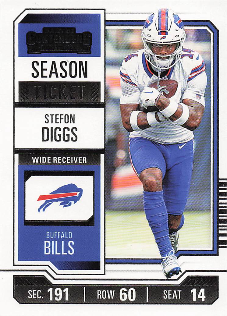 2023 Panini Contenders Football Season Ticket Retail Stefon Diggs #12